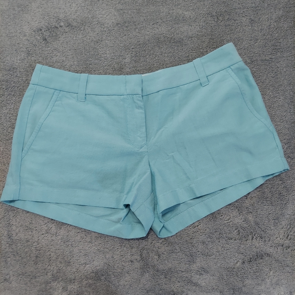 J Crew Blue Cotton Shorts